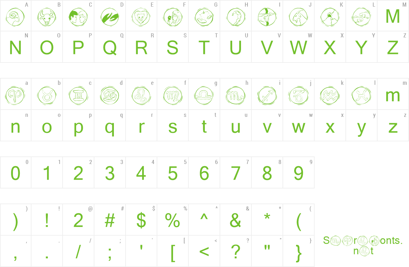 Font KR Astro 2 preview